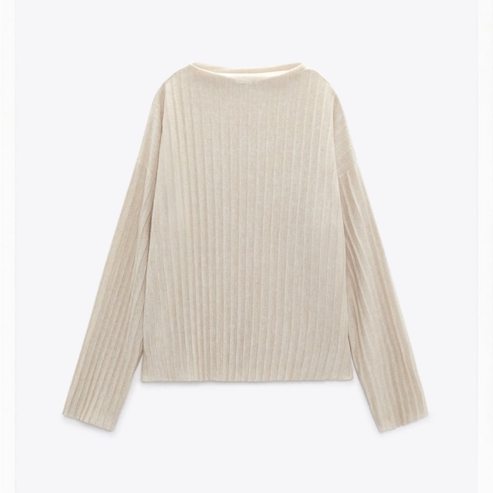 Zara pleated sweatshirt